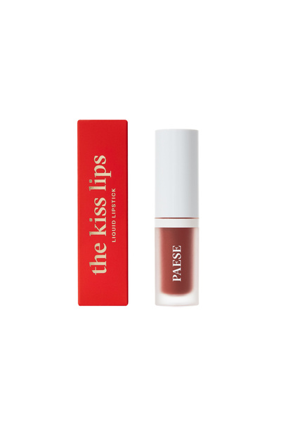 PAESE The Kiss Lips Ruj Lichid 04 Roșu Ruginiu 3.4ml