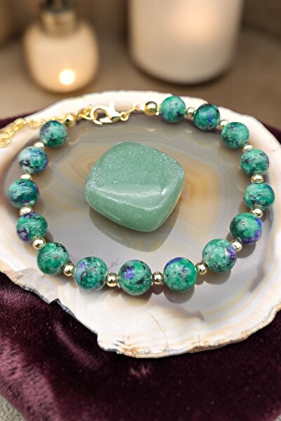 NBS Beautiful Naturel Stones Azurite Bracelet Natural Stone Women's Trend Fas...