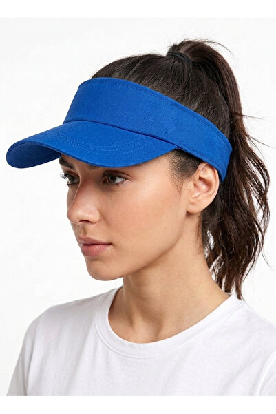 STELLA VESTİNO Unisex Cotton Gabardine Visor Hat - Sun Protection Sports Tenn...