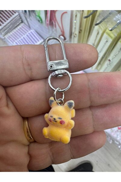 HER ŞEY NOTA www.herseynota.com Pikachu Charm Anahtarlık Sevimli Sarı Figürlü...
