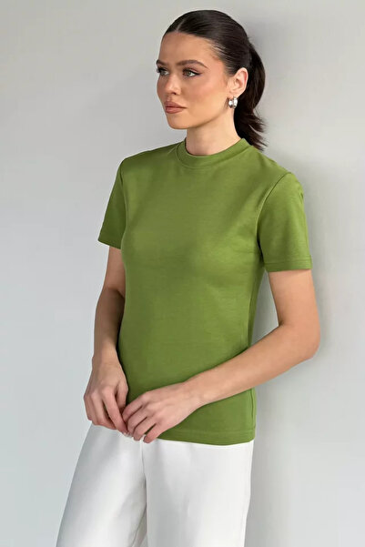TOZLU Women's Crew Neck Basic T-Shirt