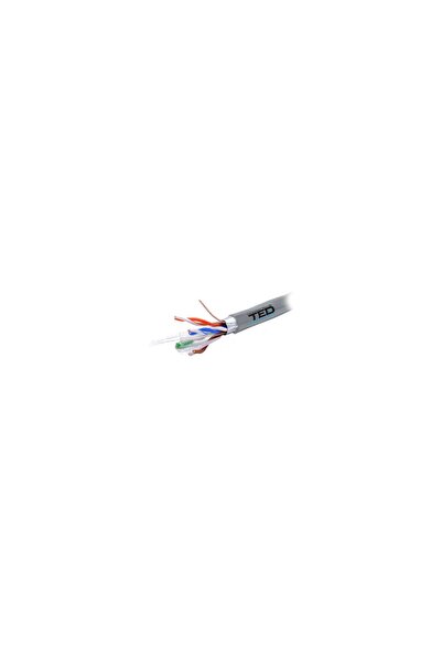 TED Electric Cablu FTP, categoria 6, cupru 0.52mm, lungime 305 m