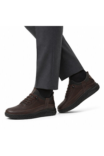 DAD WOLF Men's Inside-Out Genuine Leather Smart Lace-Up Anatomical Comfort So...
