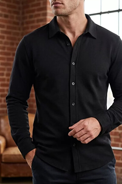 TOZLU Men's Long Sleeve Lycra Shirt