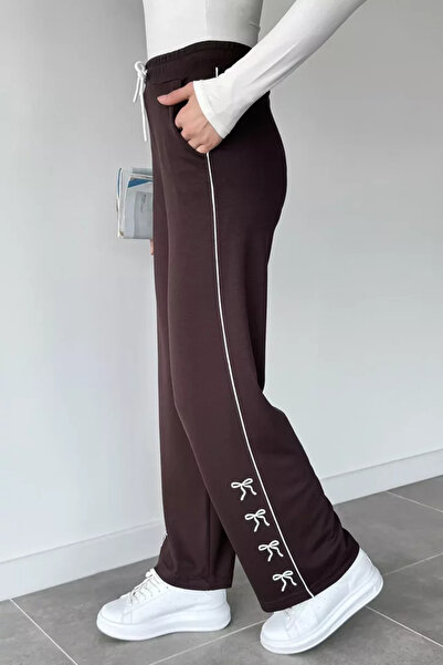 TOZLU Palazzo Sweatpants with Leg Detail