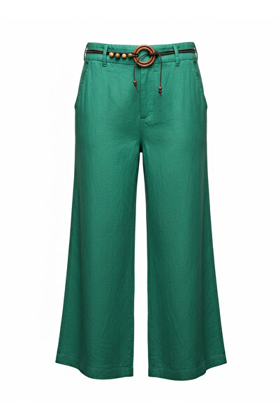 PHUTİ COLLECTION Italian Linen Belted Trousers