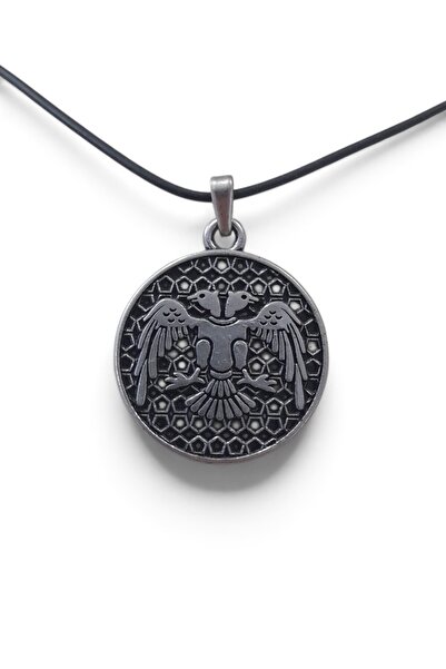Burjalo Double-Headed Eagle Figured Rope Necklace 130693