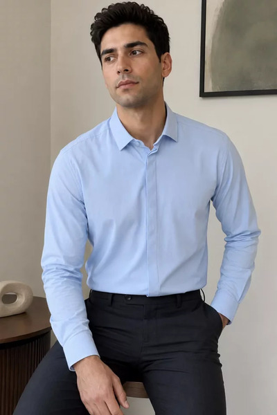 TOZLU Men's Long Sleeve Shirt