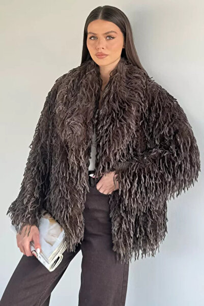 TOZLU Women's Lined Tassel Coat (Available in Sizes S-M-L-Xl)