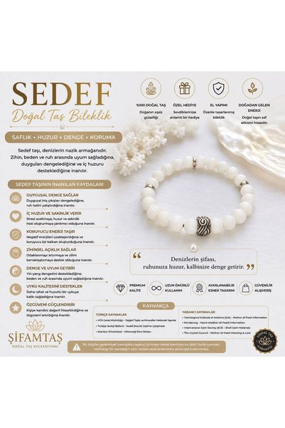ŞİFAMTAŞ Natural Stone Bracelet
