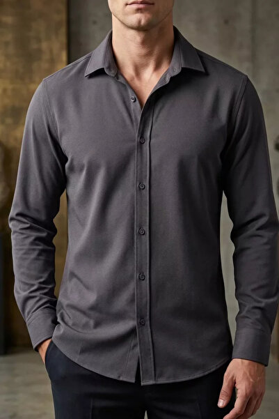 TOZLU Long Sleeve Men's Shirt