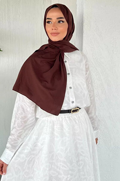 TOZLU Gülseli Shirt Skirt Hijab Double Set (Shirt Without Lining, Skirt with ...