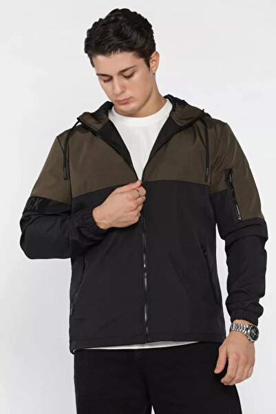 TOZLU Men's Colorful Hooded Seasonal Coat