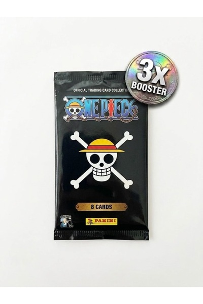 Panini One Piece Lisanslı Orijinal Trading Kartları Cards 8li x 3 Paket 24 adet