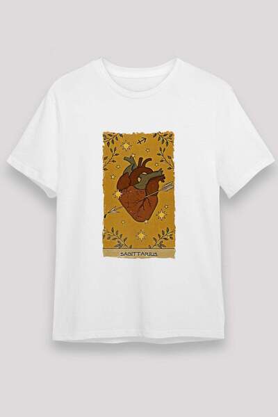 Darkhane Sagittarius Arrow Heart Design Printed T-Shirt