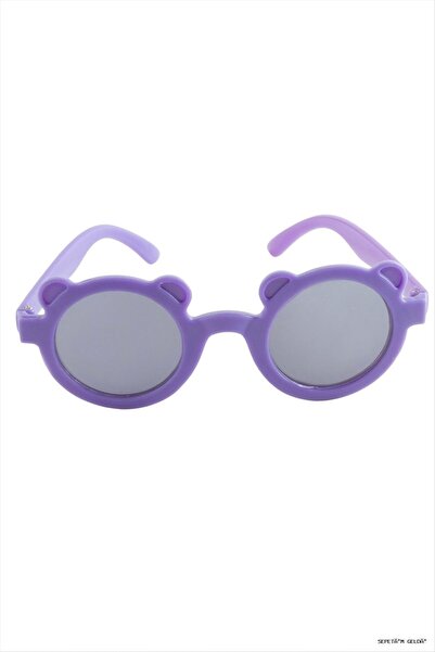 ZERO LAND Spt-Gld Children's Sunglasses with Ears (183708) Purple