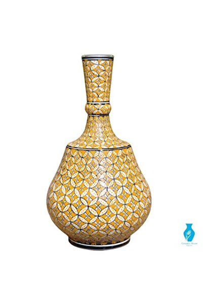 Generic Brand Handcrafted Decorative Vase, 30cm, Detailed Pattern