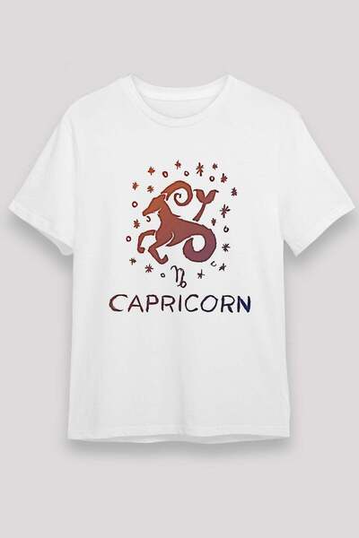Darkhane Capricorn Sign Printed T-Shirt