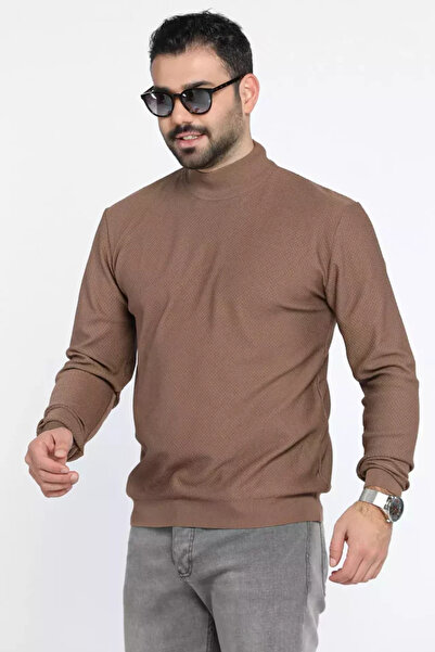 TOZLU Half Turtleneck Men's Knitwear Sweater