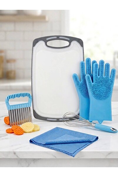 Generic Brand 5-Piece Kitchen Equipment Set Colorful (-Microfiber Cloth 40X50...