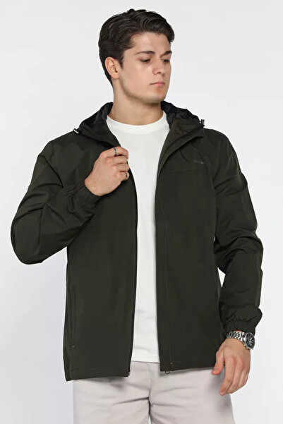 TOZLU Men's Plus Size Hooded Lined Seasonal Coat