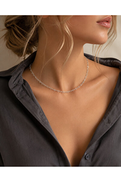 Mega Bazaar Elegant Chain Necklace with Heart Detail