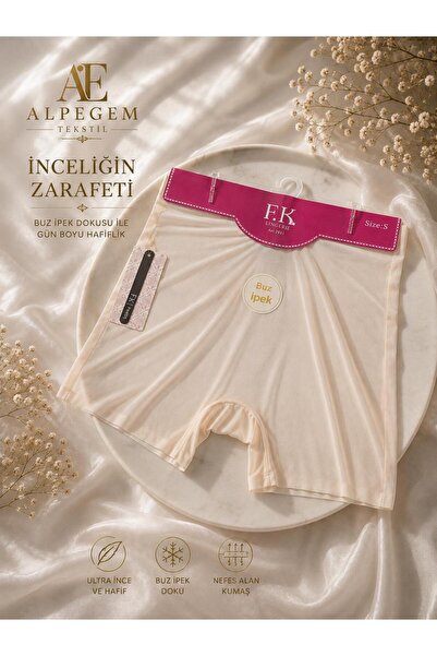 Alpegem Tekstil ALPEGEM Premium Kadın Ten Ultra-rahat Seamless Boxer