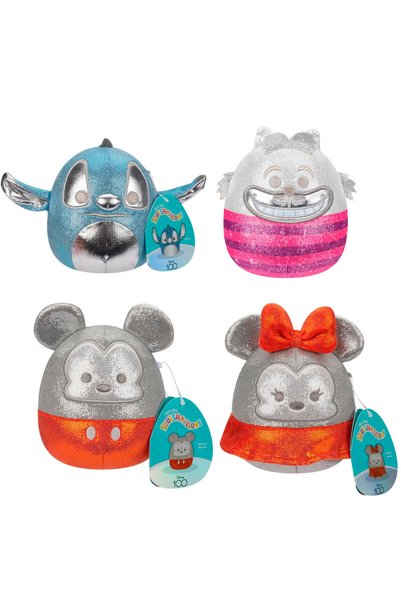 Jazwares Squishmallows Disney pachet 4 jucării de pluș 12cm