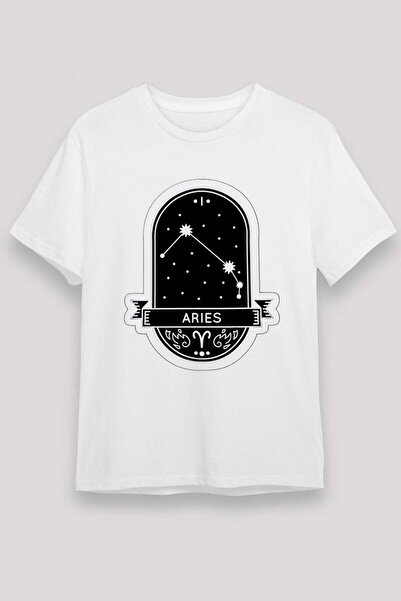 Darkhane Aries Constellation Printed T-Shirt