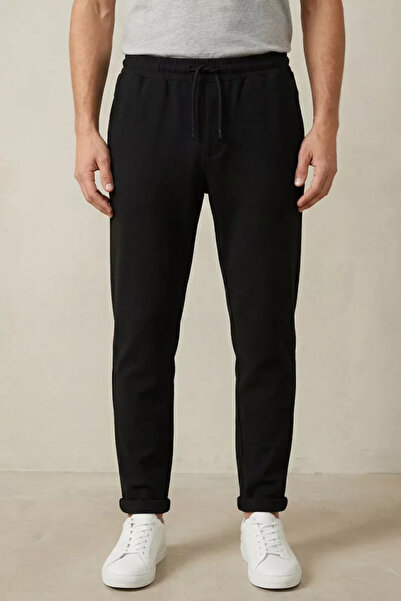 TOZLU Pantaloni pentru bărbați cu talie elastică și model dublu