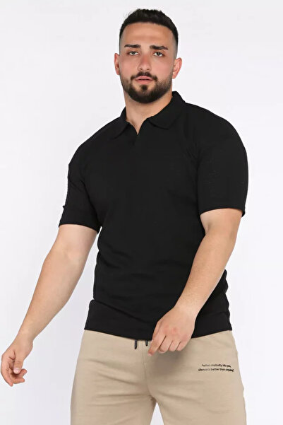 TOZLU Tricou cu guler polo pentru bărbați