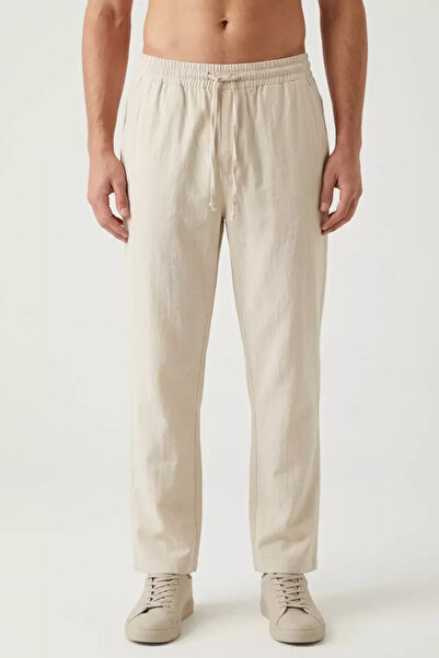 TOZLU Men's Elastic Waist Baggy Pants