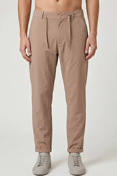 TOZLU Men's Waist-Tie Jogger Pants