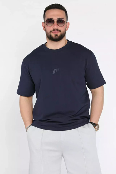 TOZLU Men's Crew Neck Printed T-Shirt