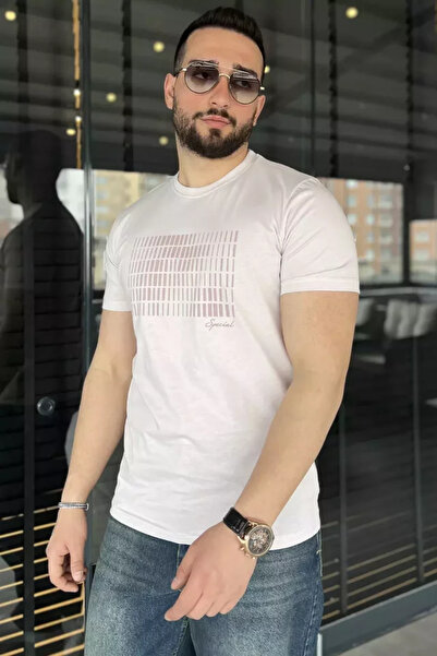 TOZLU Tricou cu imprimeu pentru bărbați