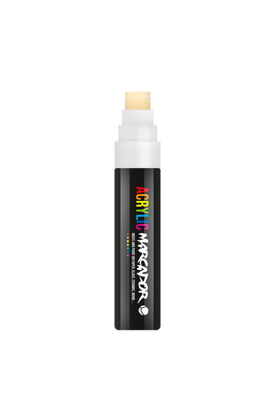 MTN Acrylic Marcador 15MM Düz Uç Kalem - Beyaz