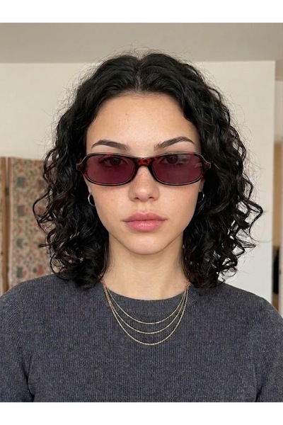 ZENIT Belma Leopard Patterned Women's Square Sunglasses |   56 Ekartman and U...