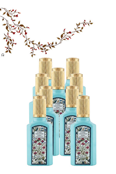 Classic Collection 9 قطع من عطر فلورا الجميل الأبيض 25 مل