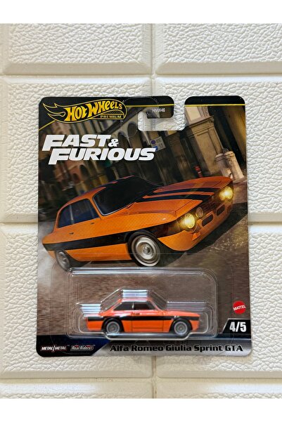 HOT WHEELS Premium Fast & Furious Alfa Romeo Giulia Sprint GTA 4/5