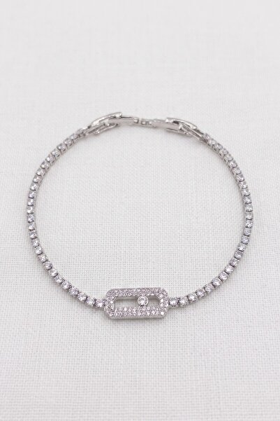 özgül takı ve tasarım Messika Model Waterway Silver Color Stainless Steel Wom...