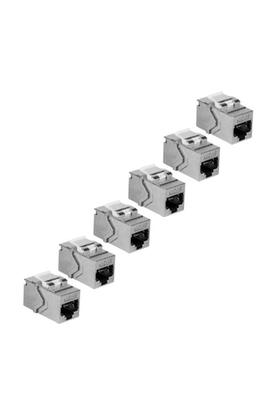 TRENDnet Set de 6 bucăți. Mufă Keystone Cat.6A, ecranată, fără unelte - TC-K0...