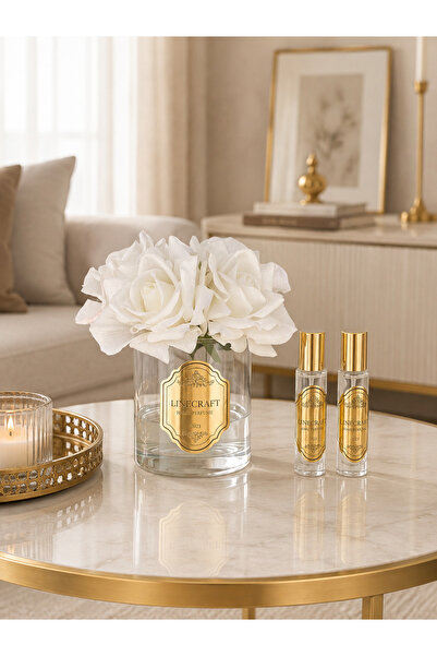 LİNECRAFT Gold 5 Güllü Oda Kokusu 30ml Sprey Şık Tasarım Kalıcı Koku