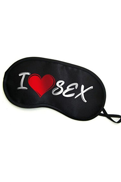 Grammi Mask - Eye mask "I LOVE SEX"