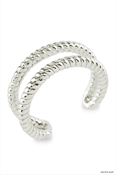 ZERO LAND Spt-Gld Dotted Joint Ring (123901) Silver Color