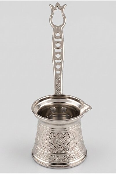 Mijja 200 ml Traditional Embossed Cast Steel Induction Compatible Turkish Cof...