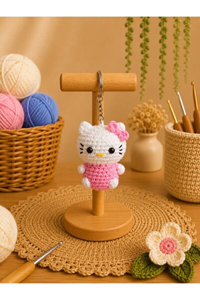 Morey Amigurumi Knitted Keychain - Handmade Bag Accessory and Gift-Ready Anim...