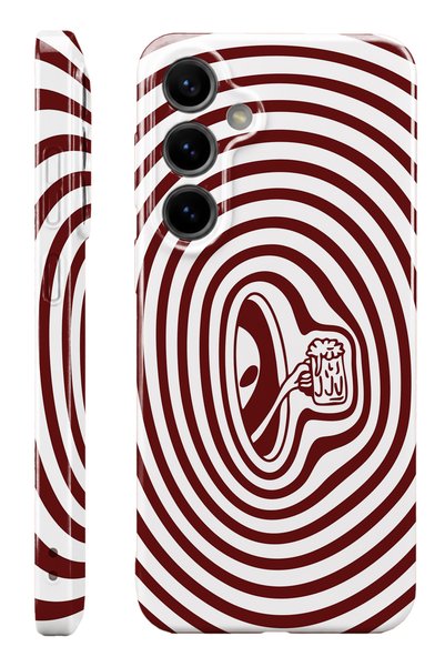 WANNA PROTECT Samsung S23 FE Alien Red Protect Slim Parlak Tam Kaplayan Baskı...