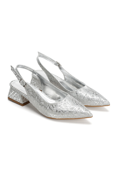 DYG STORE Women's 4 cm Heeled Pointed Toe Evening Dress Shoes