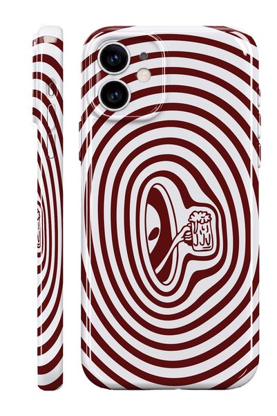 WANNA PROTECT iPhone 11 Alien Red Protect Slim Parlak Tam Kaplayan Baskı Kame...
