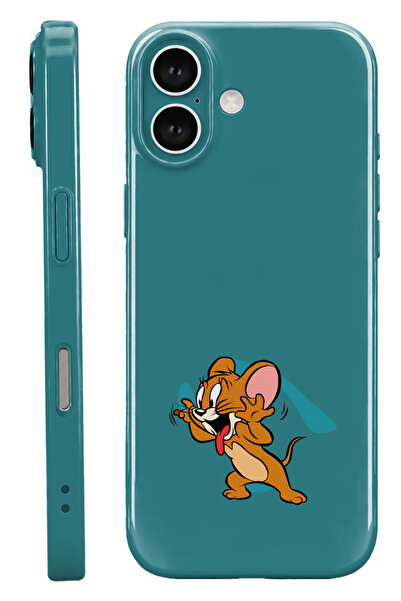 WANNA PROTECT iPhone 17 Jerry Protect Slim Parlak Tam Kaplayan Baskı Kamera K...
